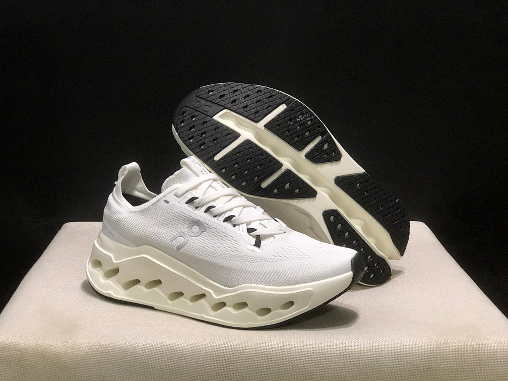 On Cloudsurfer Max White Running Sneakers