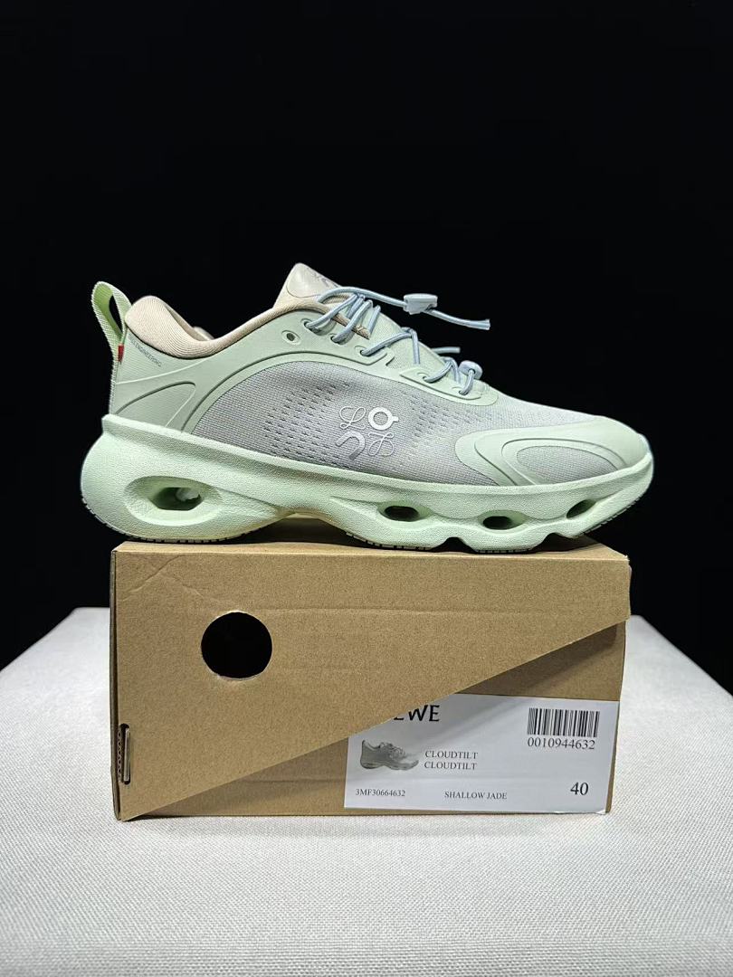 On x Loewe Cloudventure 3.0 Sneakers in Mint Green