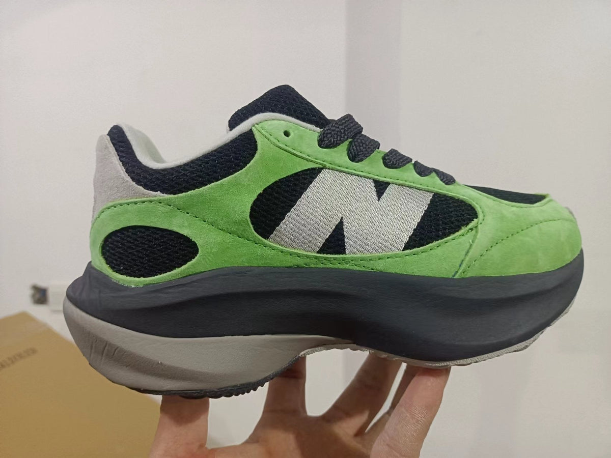 New Balance Green and Black Low-Top Sneakers