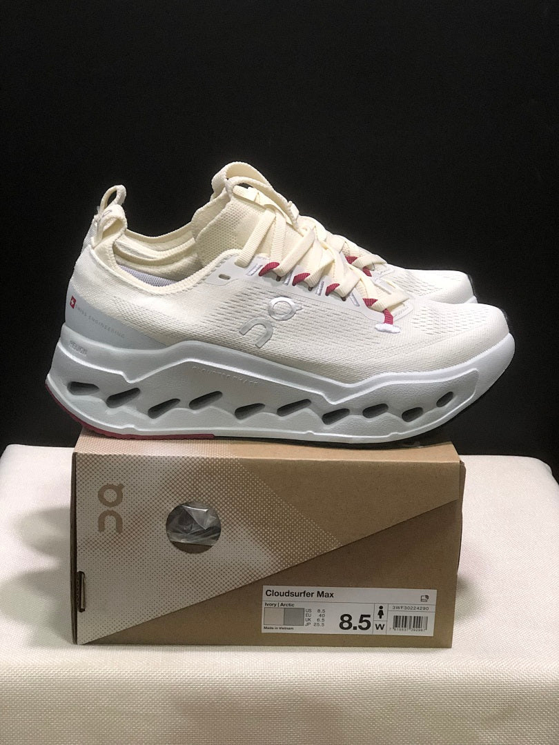 On Cloudsurfer Max Ivory Running Shoes
