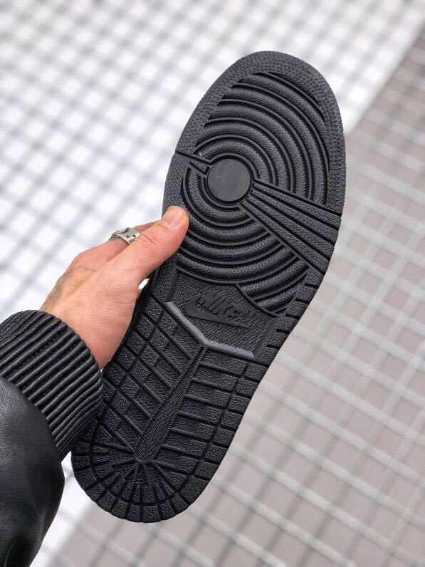 CLOT x Air Jordan 1 Mid Fearless Black Sneakers