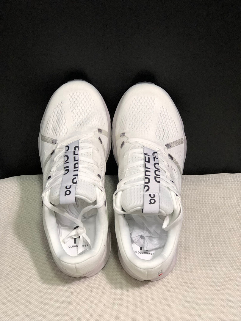 On Cloudsurfer White Running Shoes