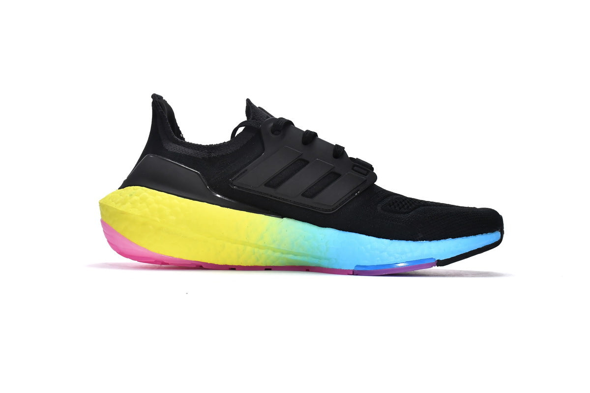 adidas UltraBoost 22 Running Shoes Black Yellow GV8829