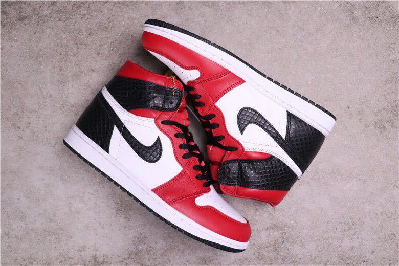 Air Jordan 1 WMNS Satin Snake High-Top Sneakers CD0461-601