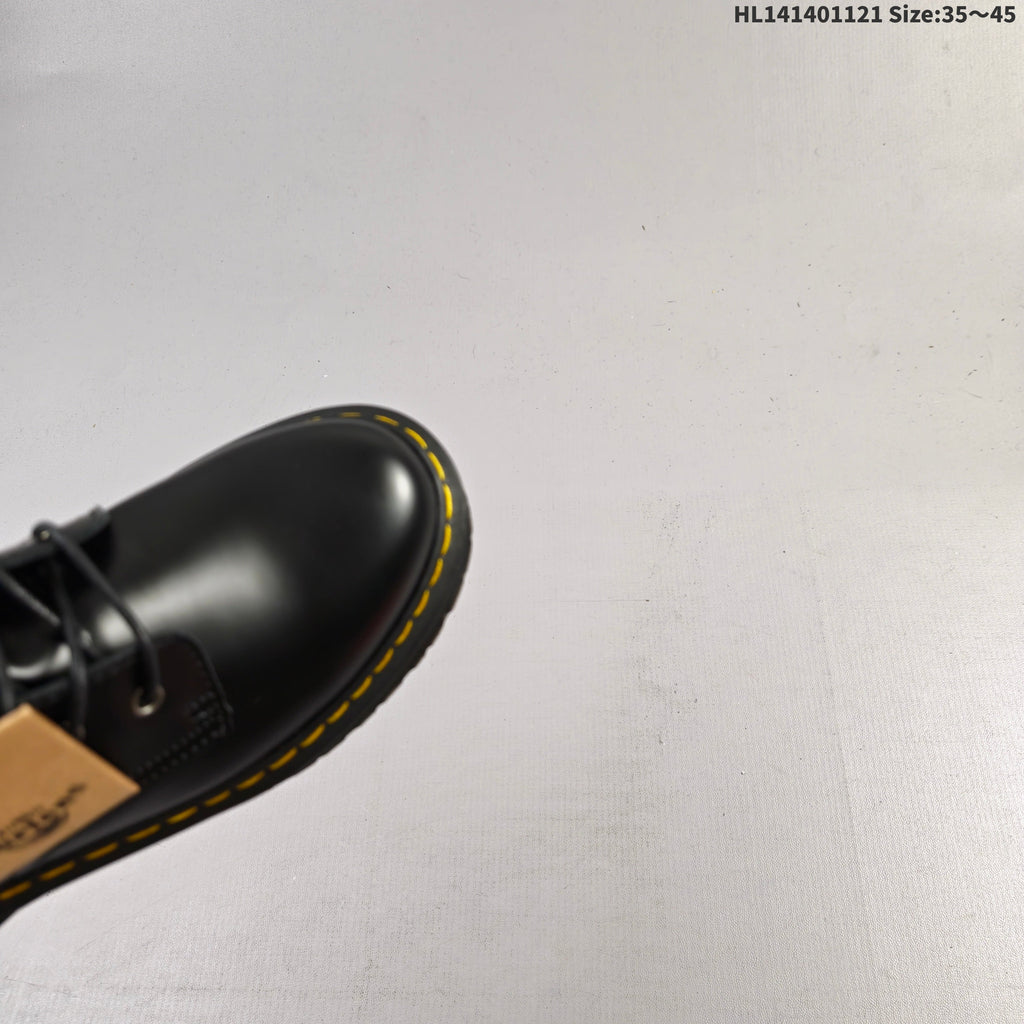 Dr. Martens 1057 Black Platform Lace-Up Boots