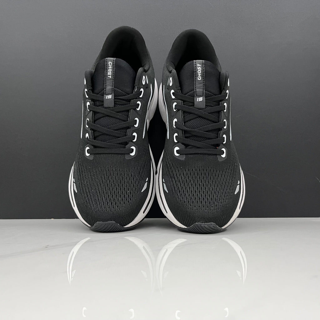 Brooks Ghost 15 Running Shoes, Black and White
