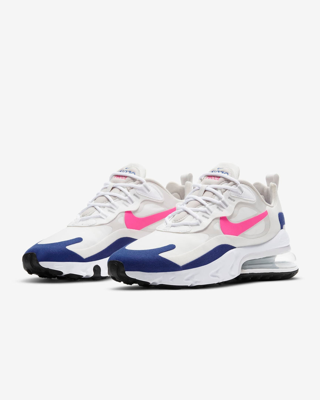 Nike Air Max 270 React Sneakers White Pink Navy CU7833-101