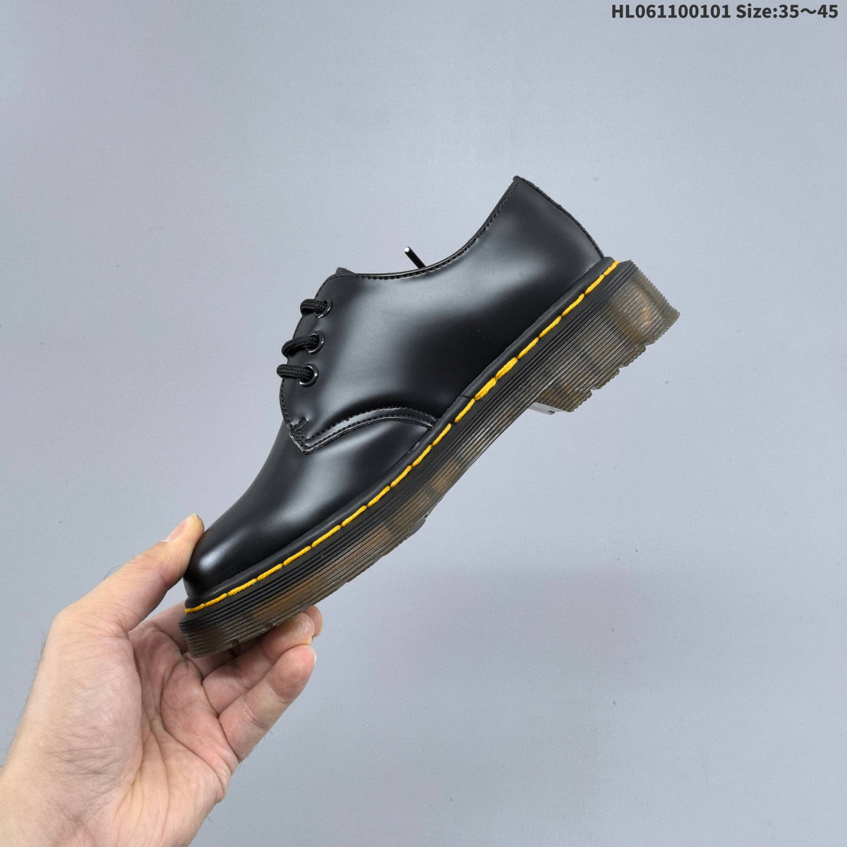 Dr. Martens Sinclair Black Platform Lace-Up Shoes