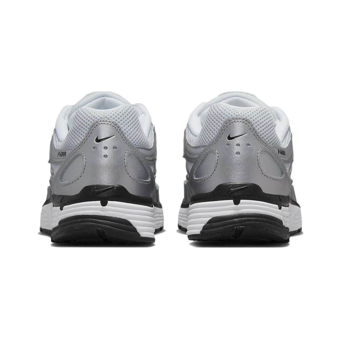 Nike P-6000 Silver Retro-Style Sneakers FD9876-101