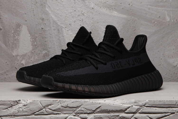 Yeezy 350 V2 Black Low-Top Sneakers