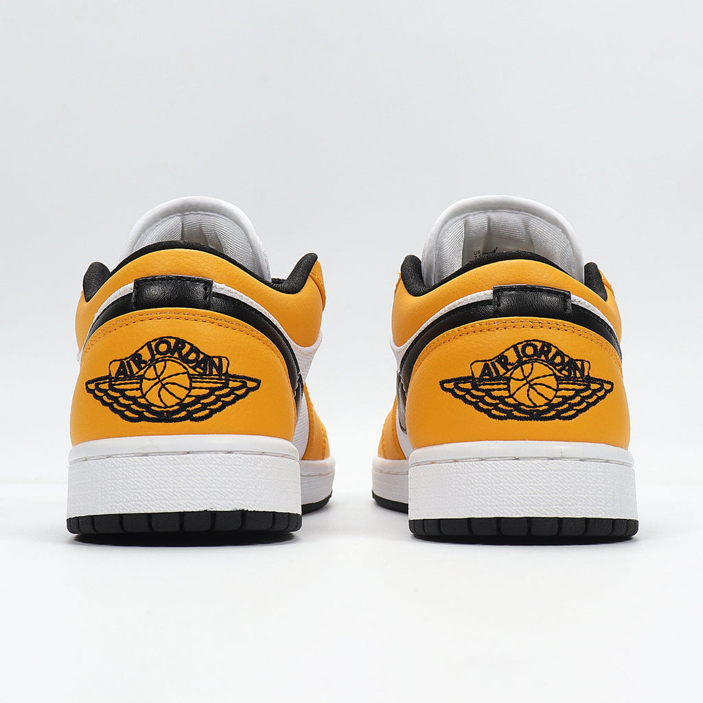 Nike Air Jordan 1 Low Lakers Sneakers, White and Gold CZ4776-107
