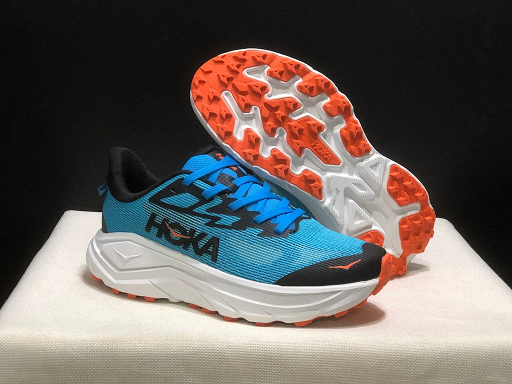 HOKA Challenger 8 Trail Running Shoes in Blue