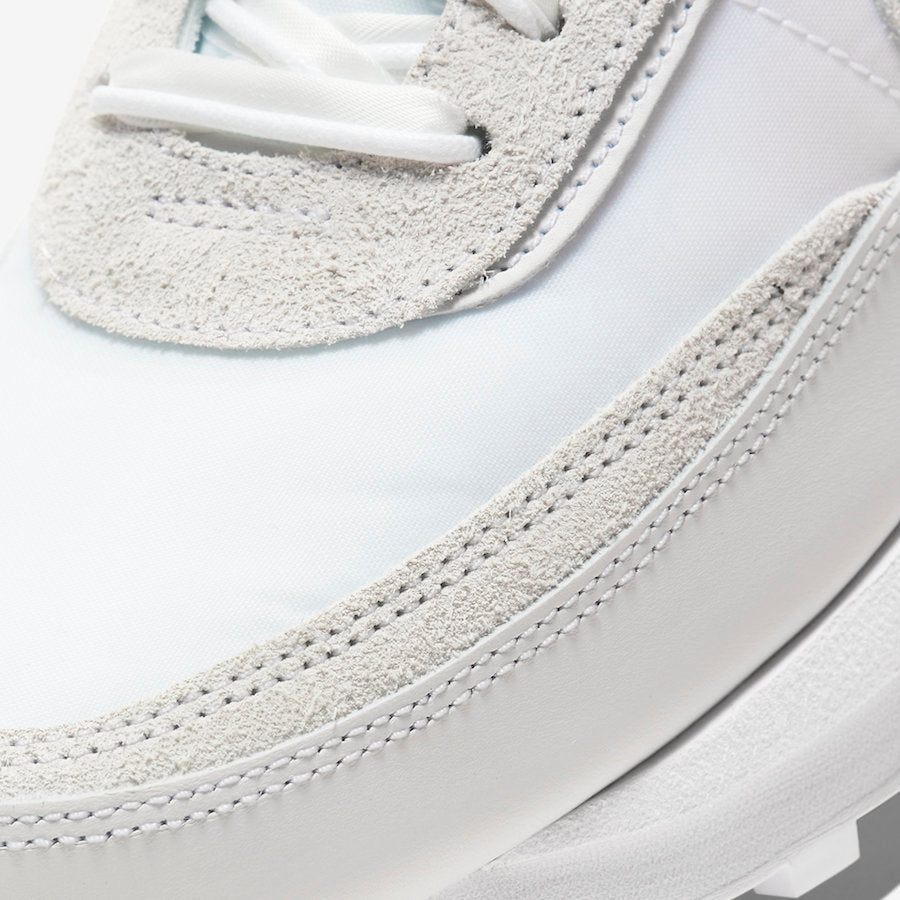 Nike x sacai LDV Waffle White Nylon Sneakers BV0073-101