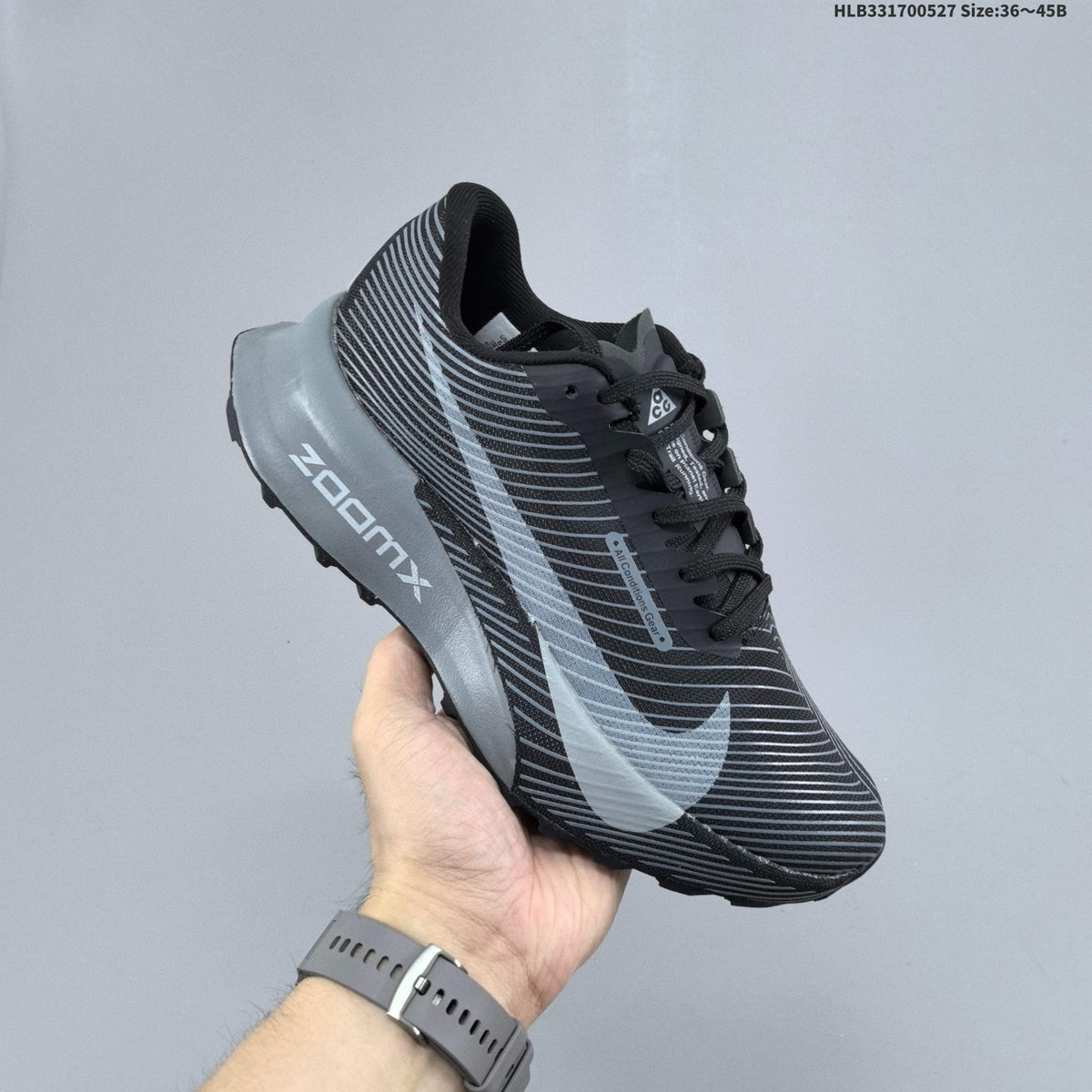 Nike ACG Ultrafly Trail Running Shoes in Black and Gray