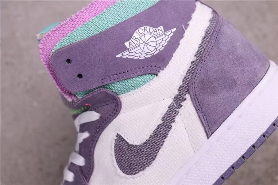 Nike Air Jordan 1 Zoom Comfort Iridescent High-Top Sneakers
