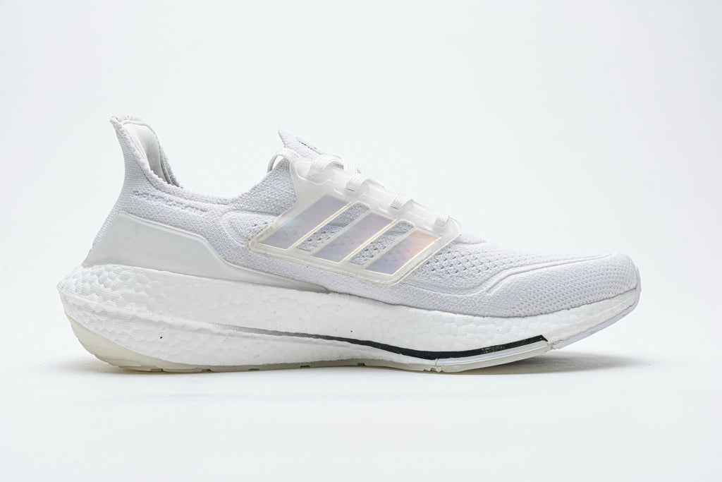 adidas UltraBoost 21 White Running Shoes FY0846