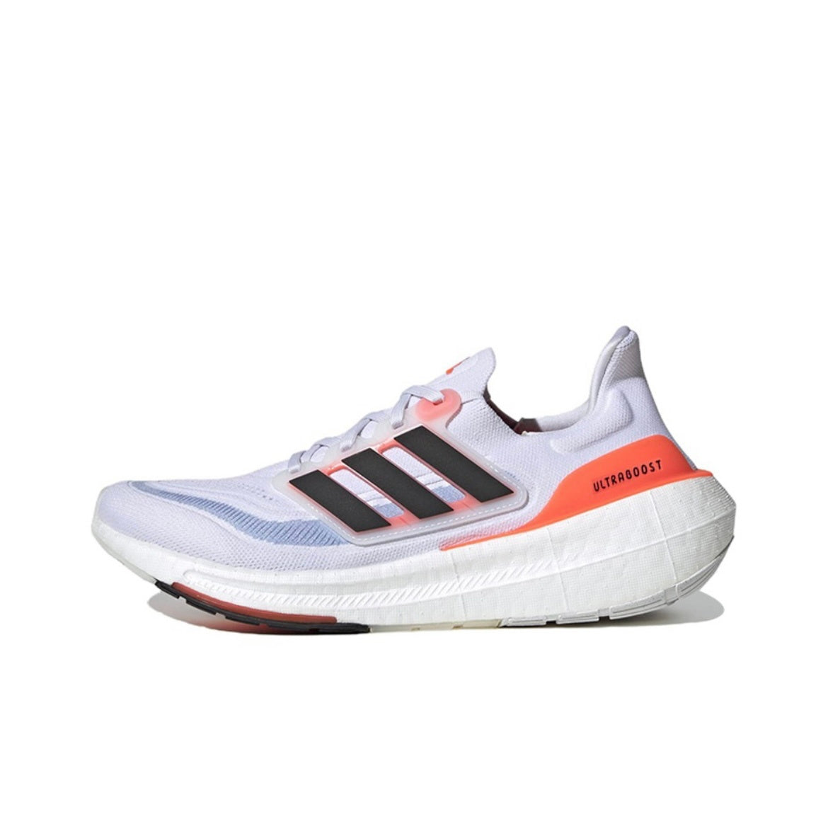 Adidas Ultraboost 23 Running Shoes White Black Orange HQ6351