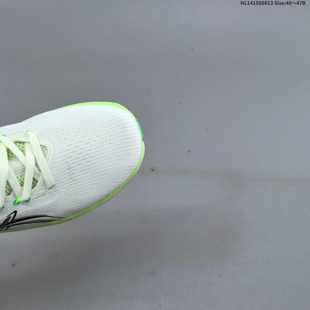 ASICS Gel-Nimbus 28 Running Shoes White Neon Green