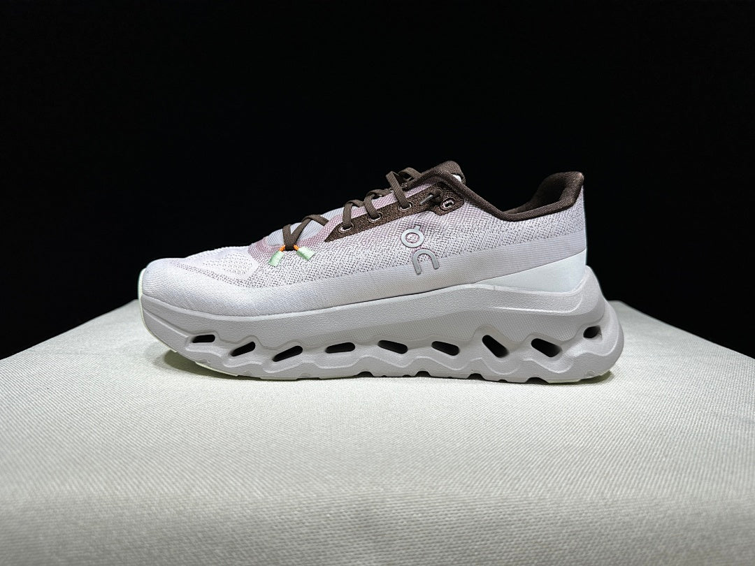On Cloudtilt Sneakers in Blush Pink and Pearl White