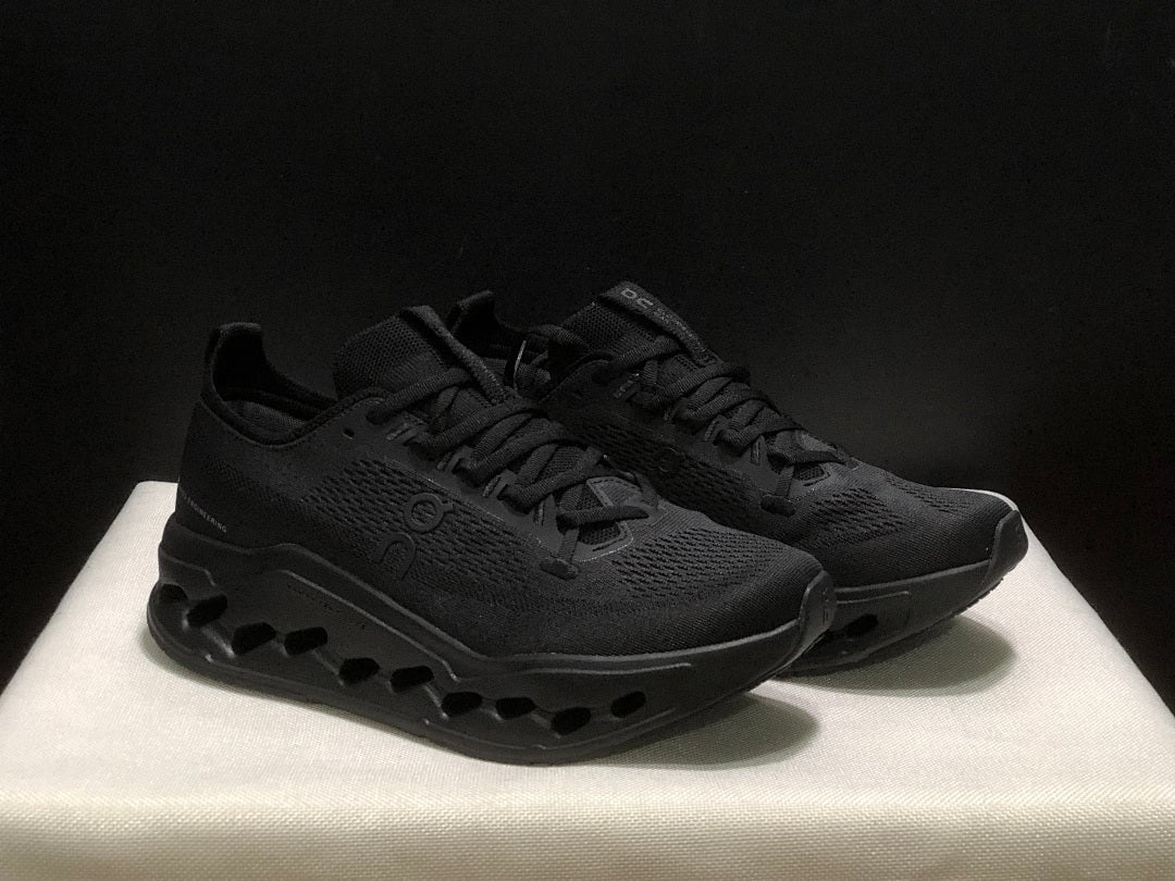 On Cloudsurfer Max Black Running Sneakers