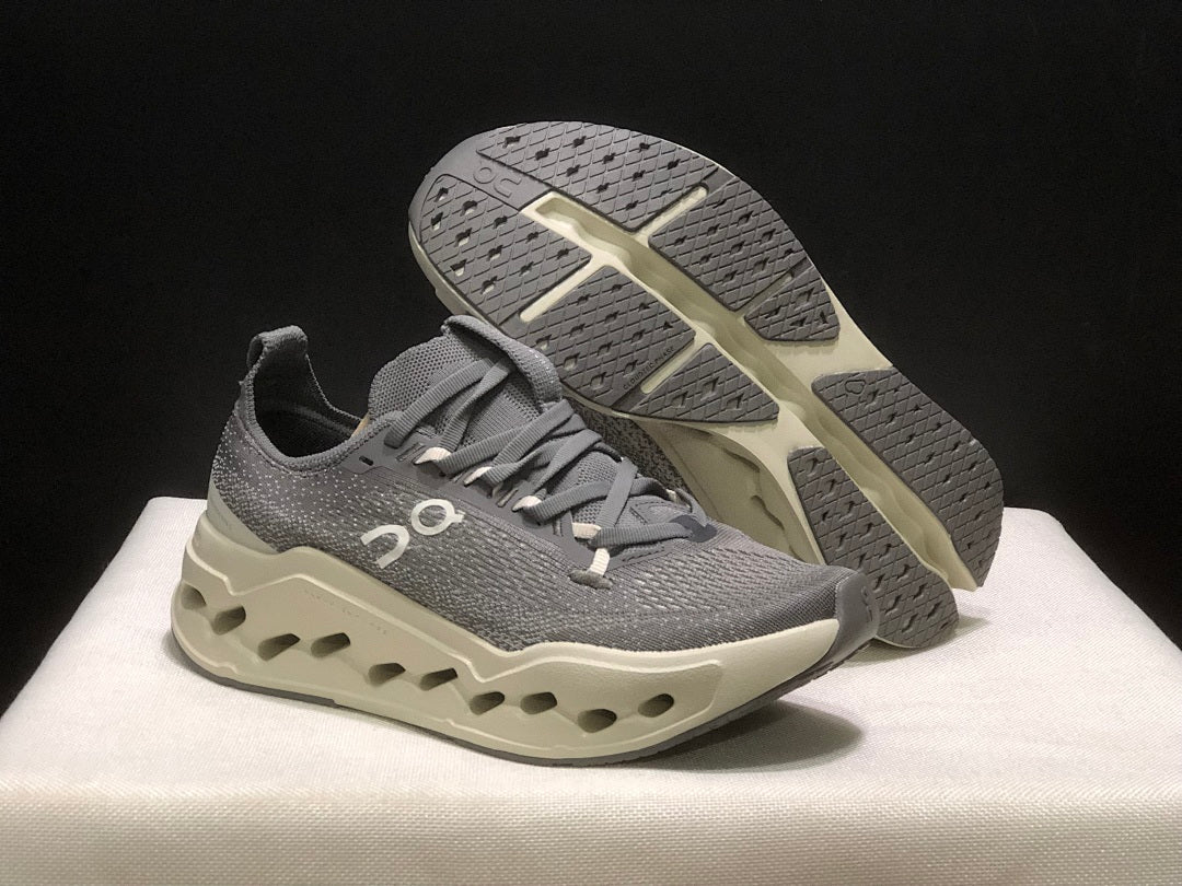 On Cloudsurfer Max Running Shoes, Asphalt Gray