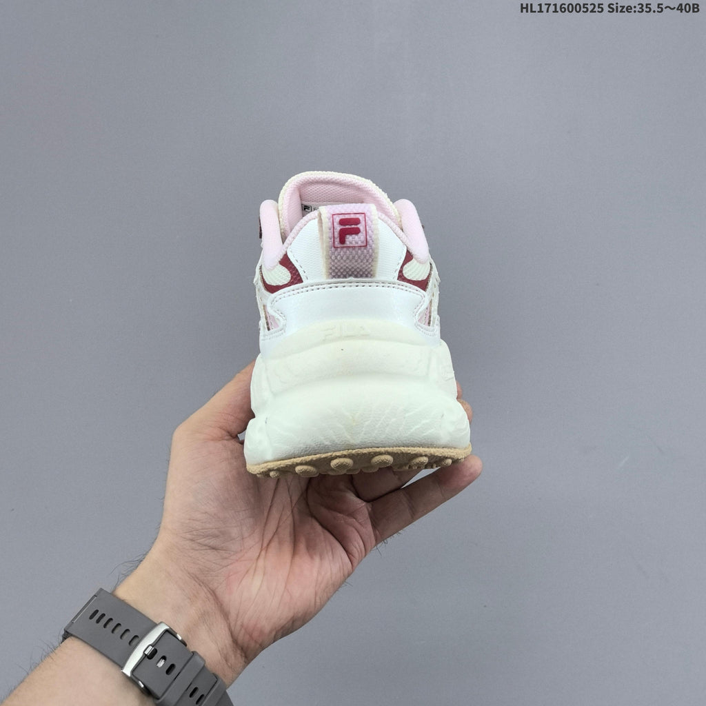 FILA FERN Low-Top Sneakers White Pink F12W622118FMP