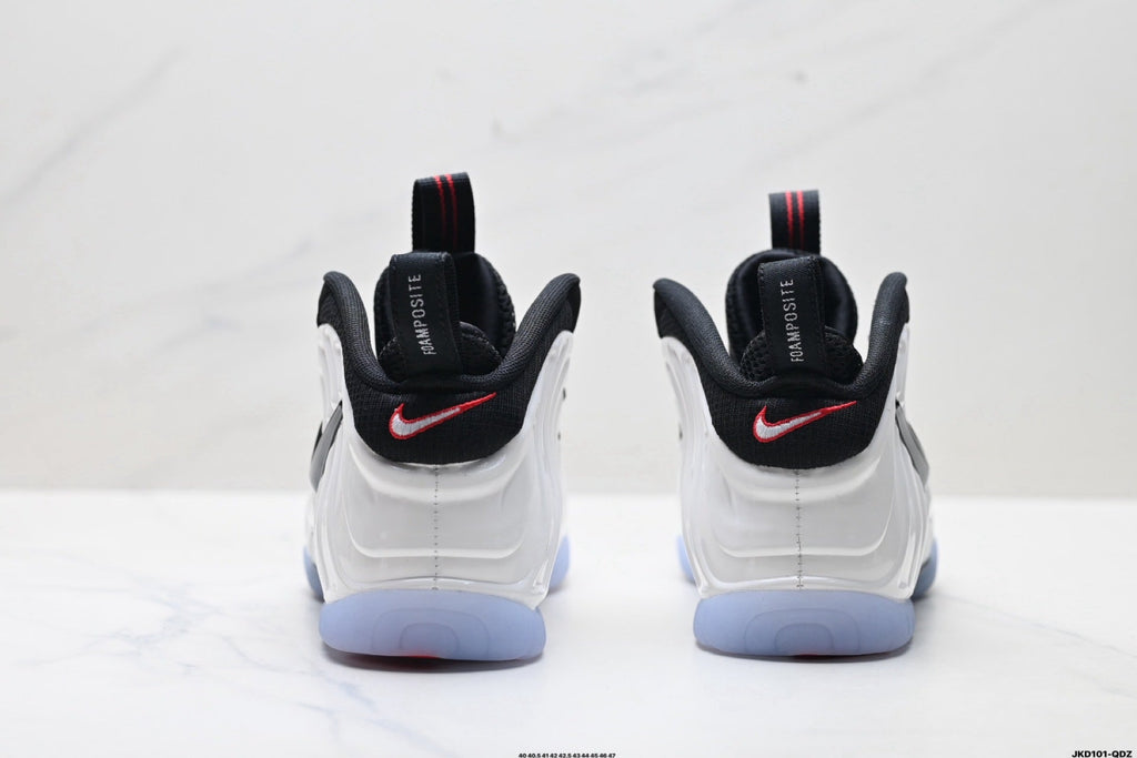 Nike Air Penny Foamposite One Black White Red Sneakers