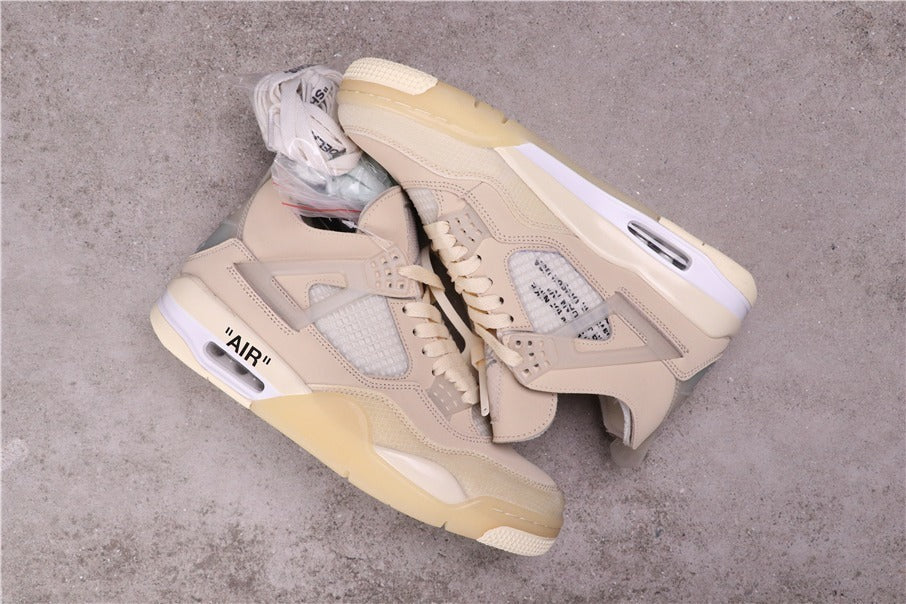 Jordan Air Jordan 4 Off-White Sail Sneakers CV9388-100