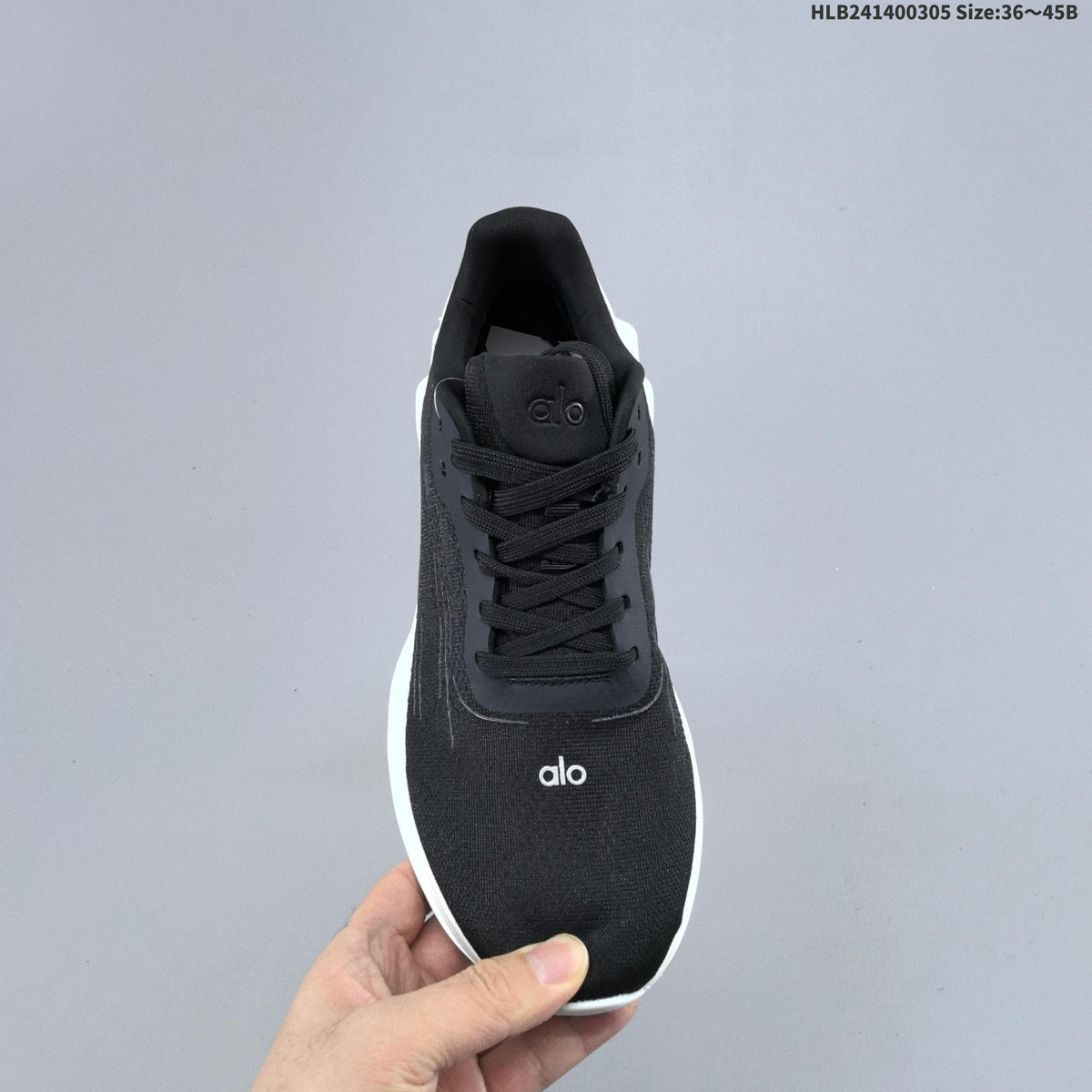 Alo Recovery Mode Running Shoes, Black and White