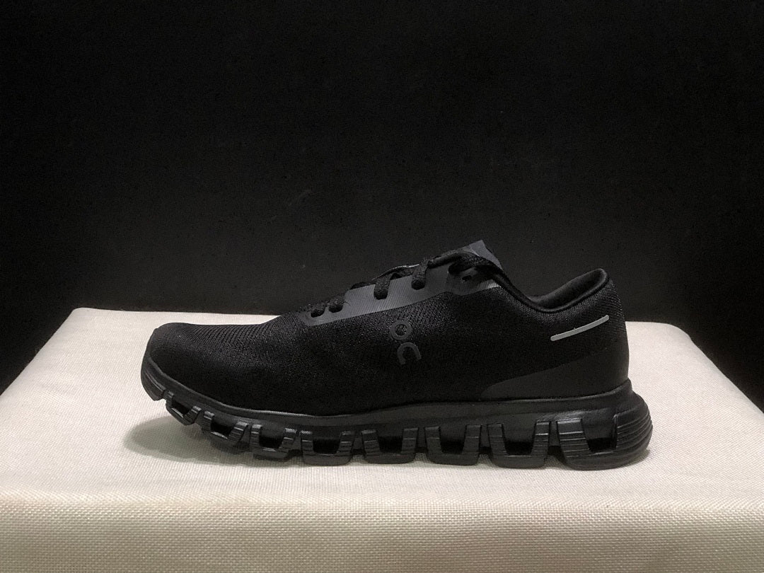 On Cloud 6 Push Black Running Sneakers