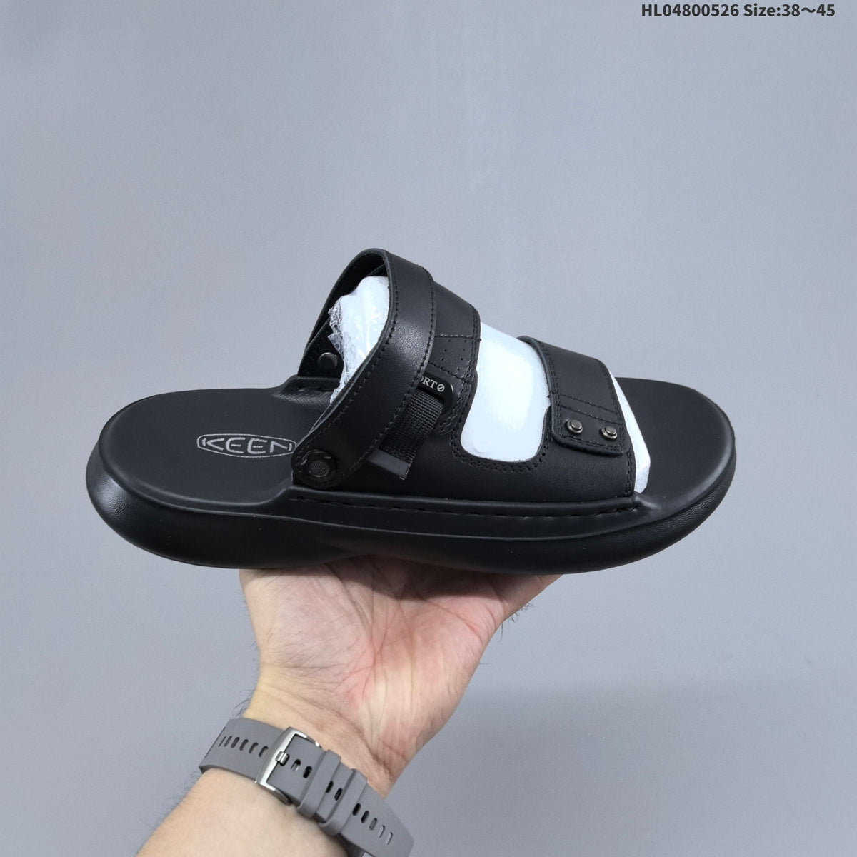 KEEN UNEEK Slide Sandals in Black or Brown
