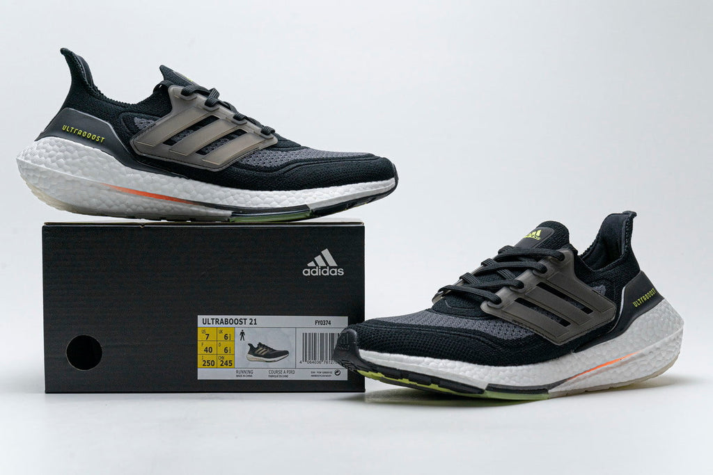 adidas Ultraboost 21 Running Shoes FY0374 Black