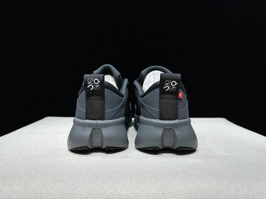 On x Loewe Cloudventure 3.0 Sneakers, Black and Grey