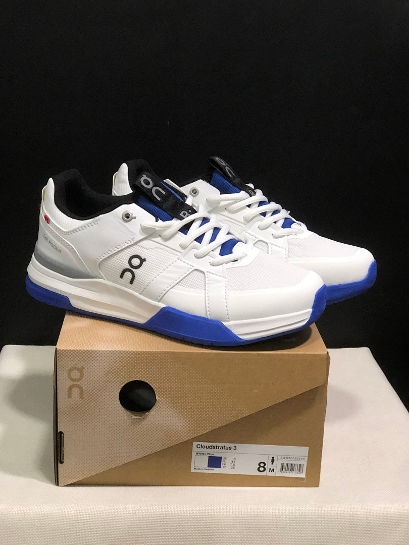 On The Roger Clubhouse Pro White Blue Sneakers