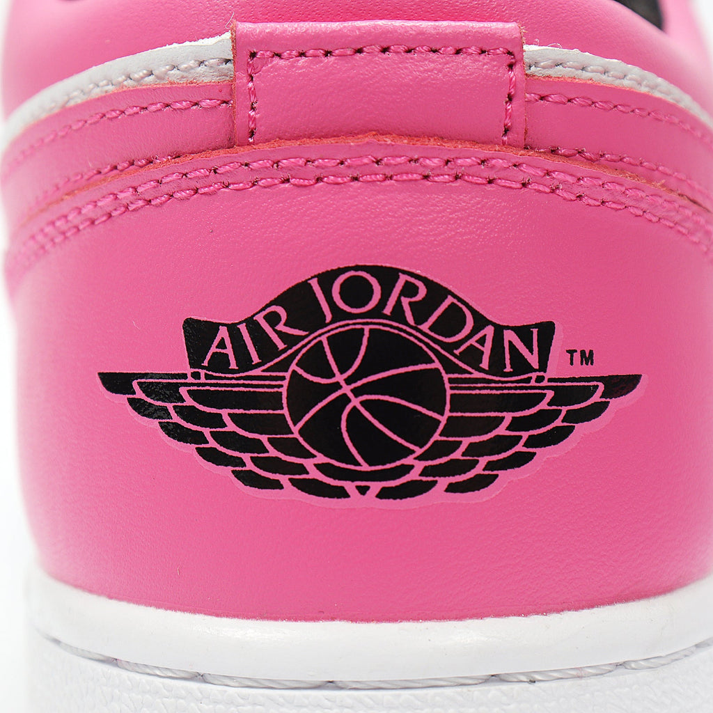 Jordan 1 Low Black Pink White Sneakers 554723-106