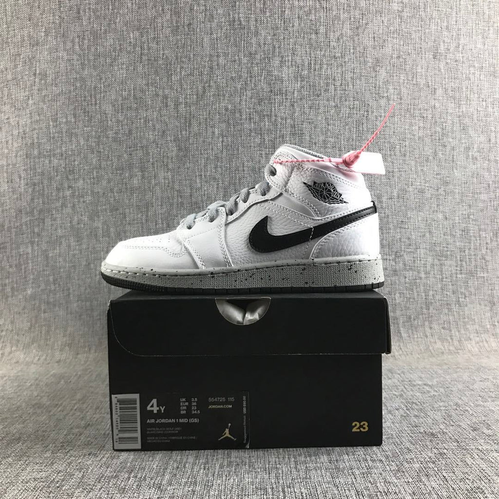 Jordan 1 High White Cement Sneakers