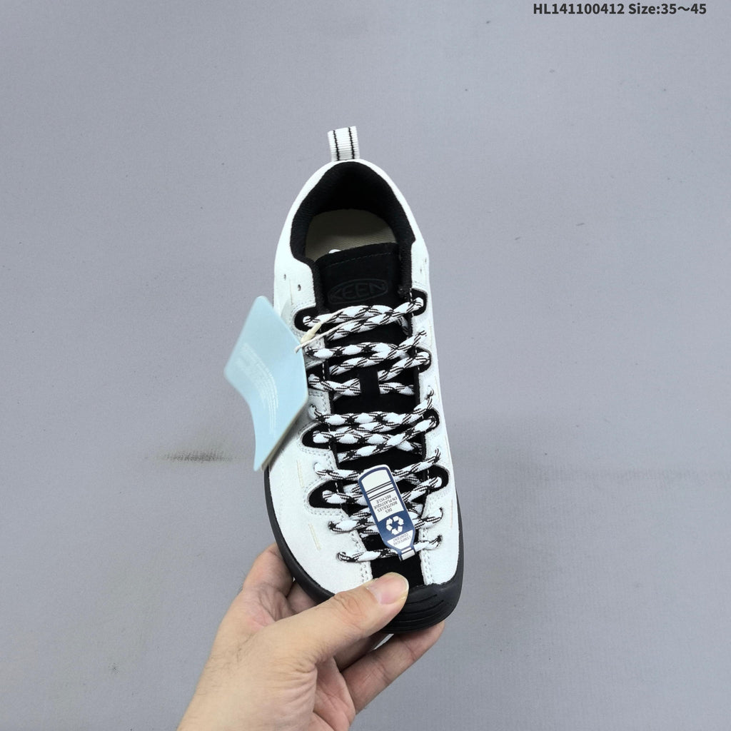 KEEN Jasper Low-Top Outdoor Sneakers White Black 1022266