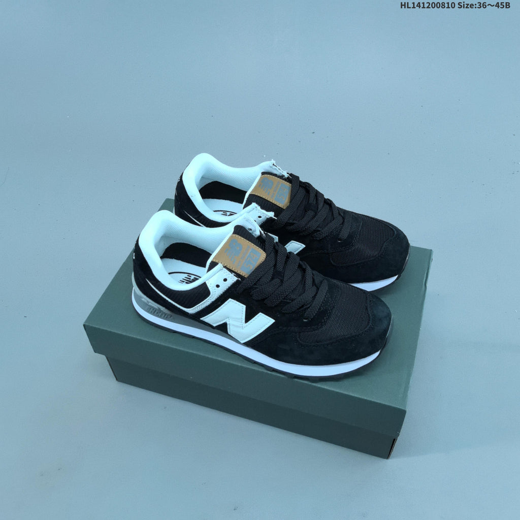 New Balance 574 Retro Sneakers in Black, Grey or Cream