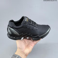 ECCO Men's Black Perforated Lace-Up Sneakers