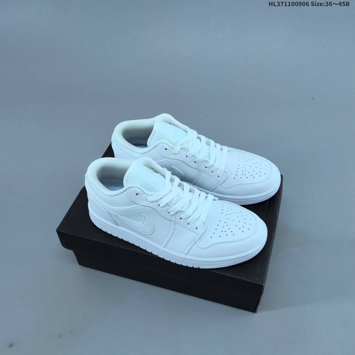 Jordan 1 Low OG Sneakers, White Multi-Color, 553558-146
