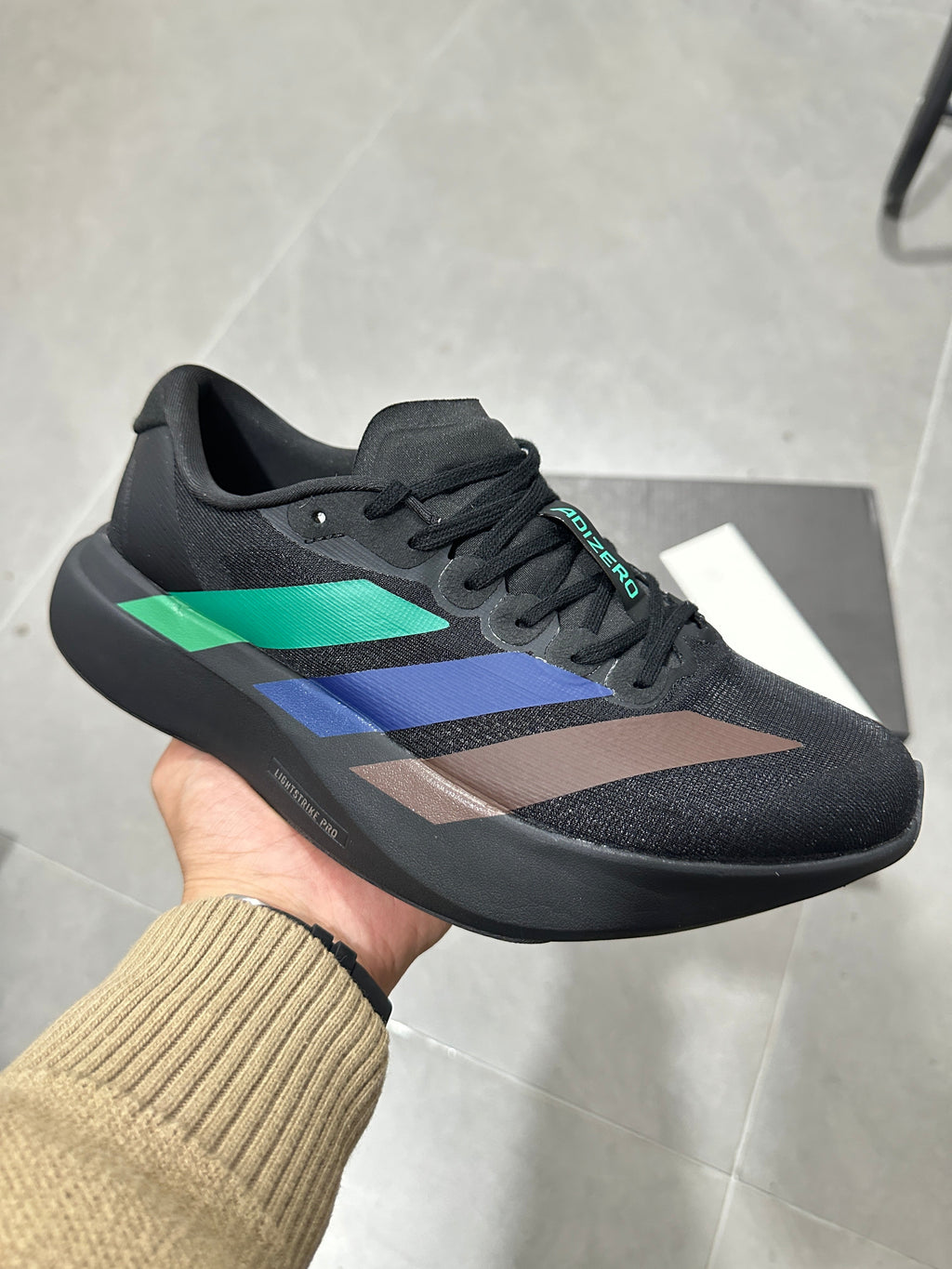 adidas Lightstrike Pro Running Shoes Black Multicolor