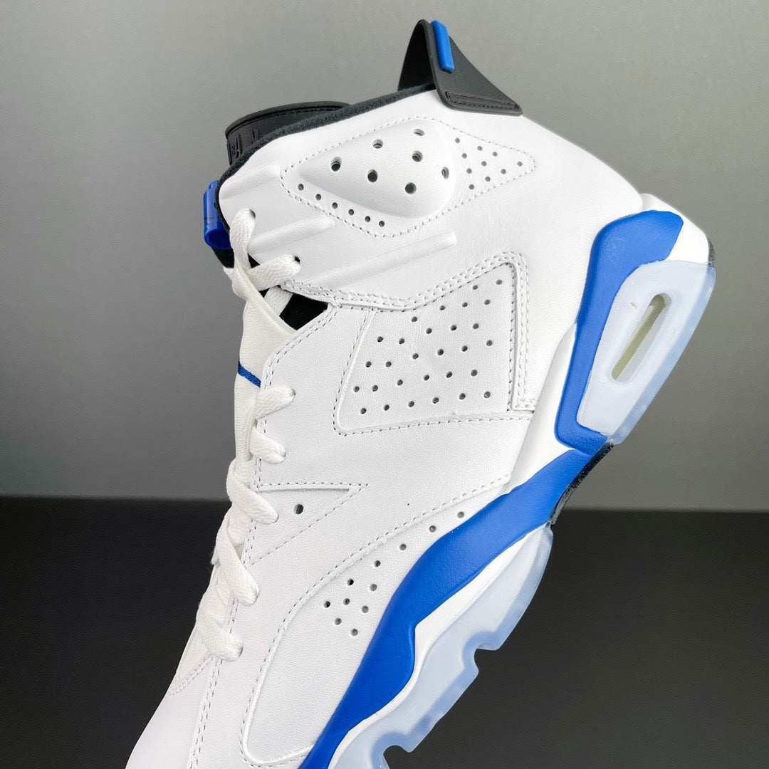 Jordan Air Jordan 6 Retro Sport Blue High-Top Sneakers