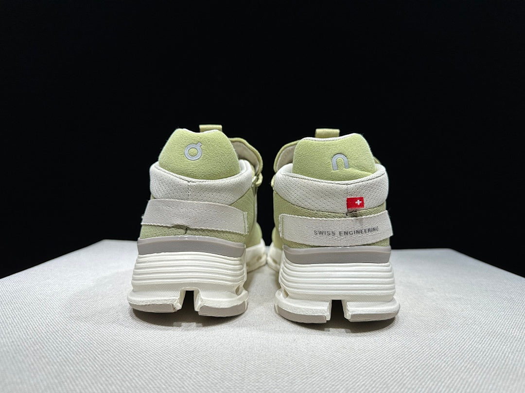 On Cloudnova 2 Sneakers in Green and White