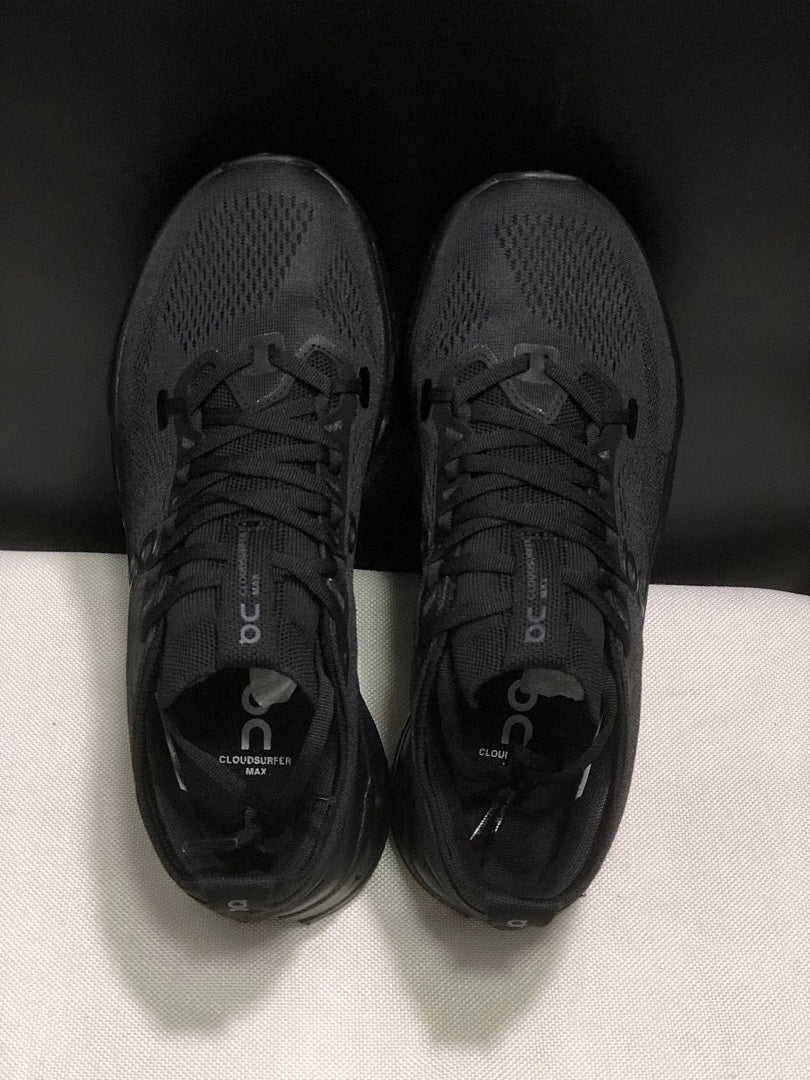 On Cloudsurfer Max Black Running Sneakers