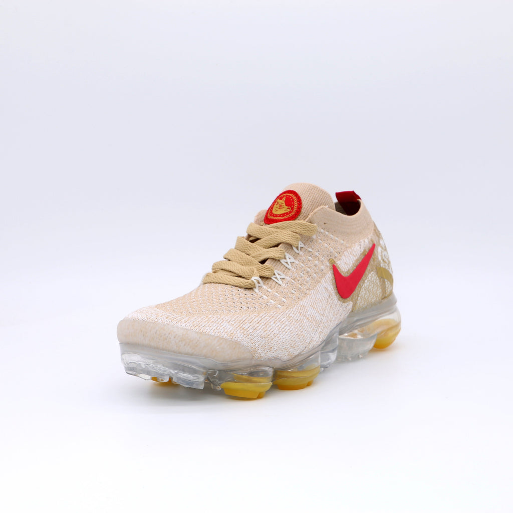 Nike Air VaporMax 2019 Lunar New Year Beige Gold Sneakers BQ7037-0019
