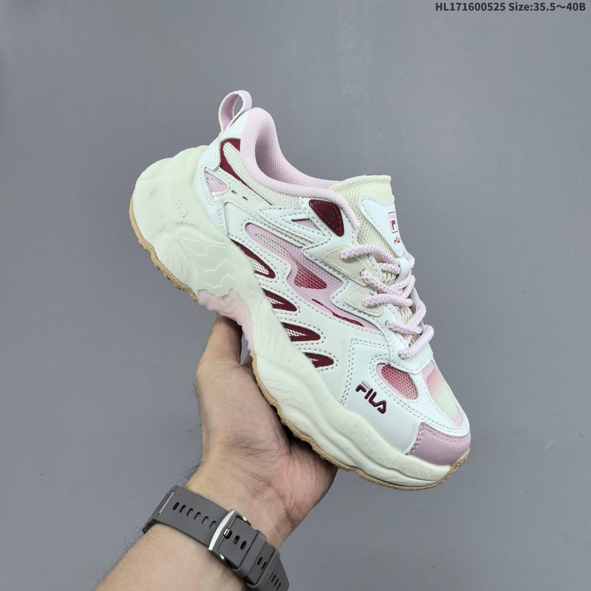 FILA FERN Low-Top Sneakers White Pink F12W622118FMP