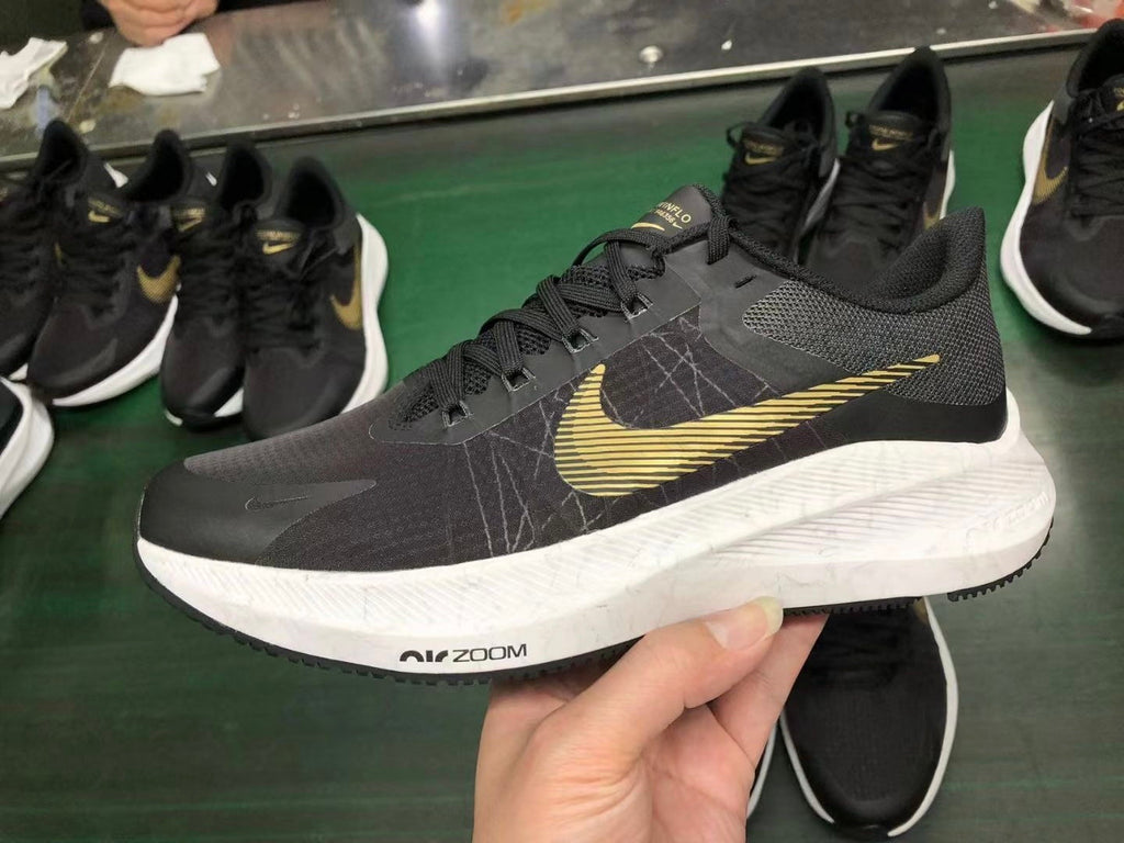 Nike Zoom Winflo 8 Running Shoes Black Gold CW3419-009