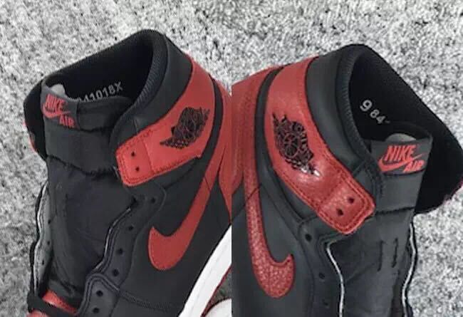 Air Jordan 1 High Black and Red Sneakers