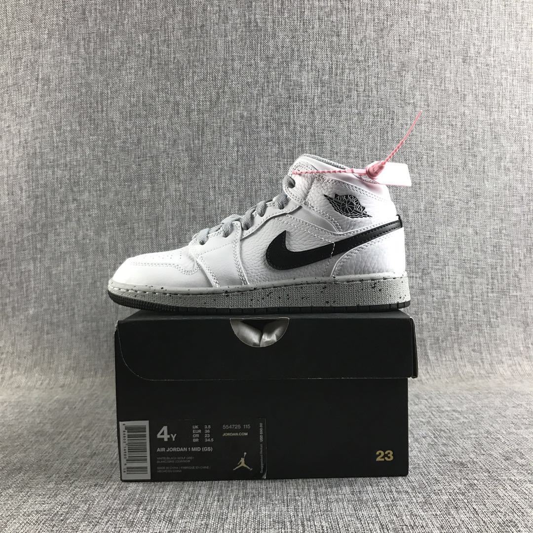 Jordan 1 High White Cement Sneakers