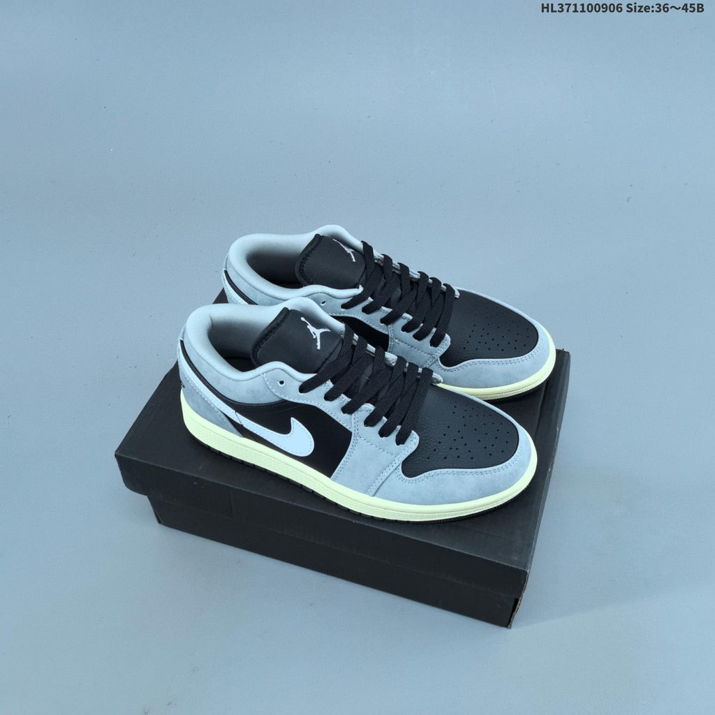 Jordan 1 Low OG Sneakers, White Multi-Color, 553558-146